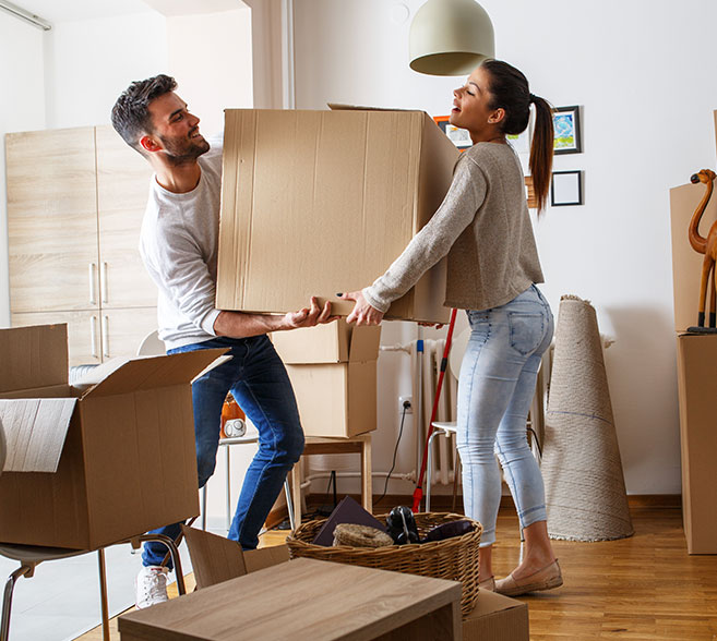 people moving boxes